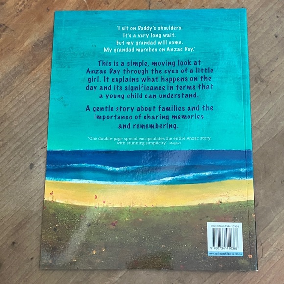 Children's Book - My Grandad Marches on ANZAC Day - Picture 3 of 13